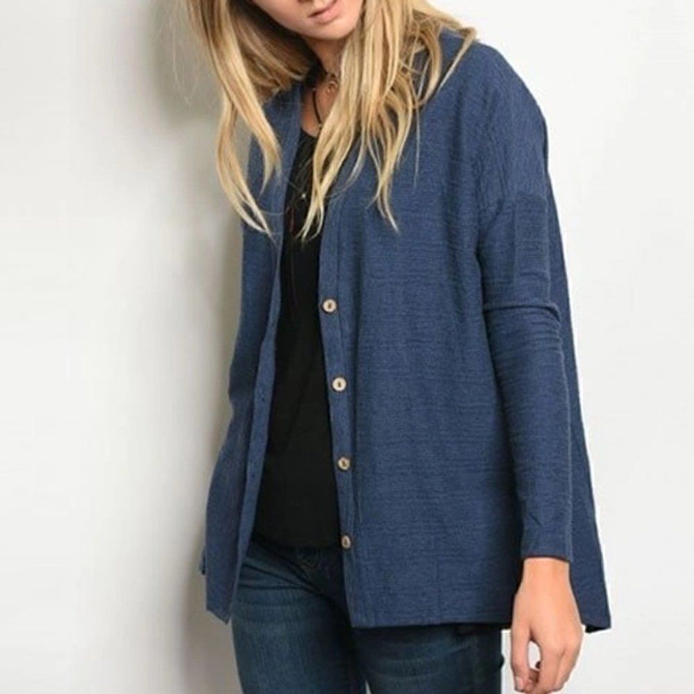 *Clearance* Blue Cardigan  